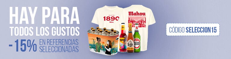 15% en Selecci&oacute;n de productos usando el cup&oacute;n SELECCION15